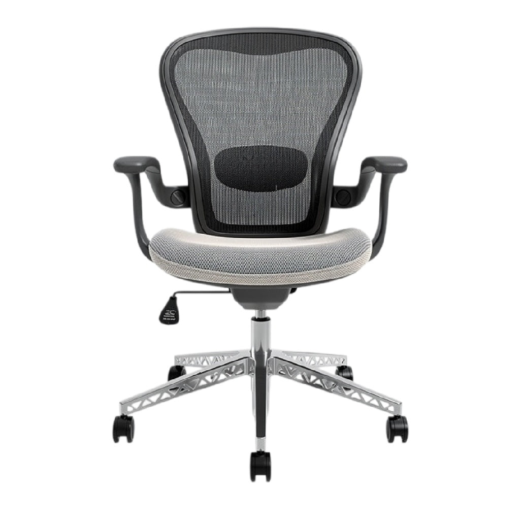 Ergonomische bureaustoel met mesh rugleuning en verstelbare armleuningen